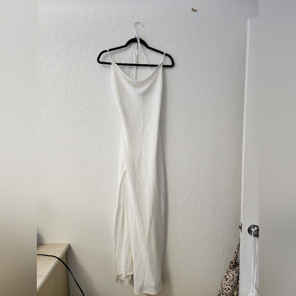 Cowl neck dress